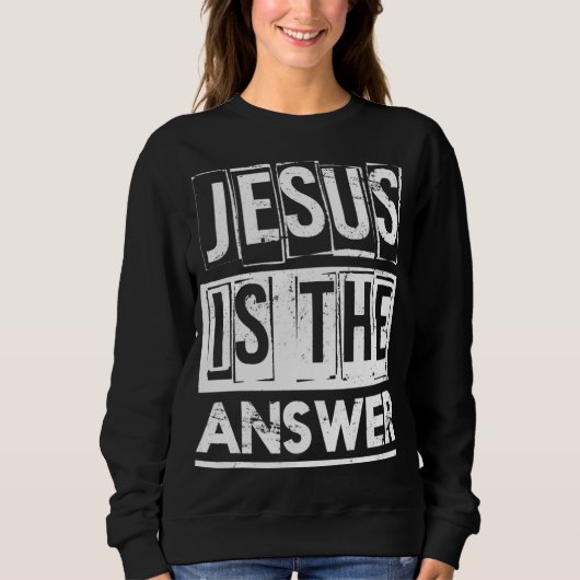 God Savior Devotee Christelijke Gift Jesus Trui (Voorkant)