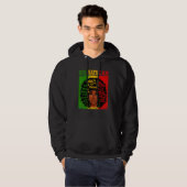 God Says I Am Black History Afro Black Women Hoodie (Voorkant volledig)