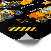 God Says I Am Christian Bible Verses Boys Construc Poster (Hoek)