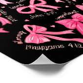 God Says I Am Coquette Bow Coquette Bow Fall Valen Poster (Hoek)