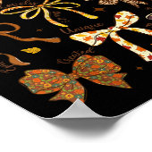 God Says I Am Fall Coquette Bow Thanksgiving Chris Poster (Hoek)