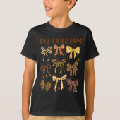 God Says I Am Fall Coquette Bow Thanksgiving Chris T-shirt (Voorkant)