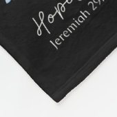 God Says You Are Christian Snowflake Christmas Bib Fleece Deken (Hoek)