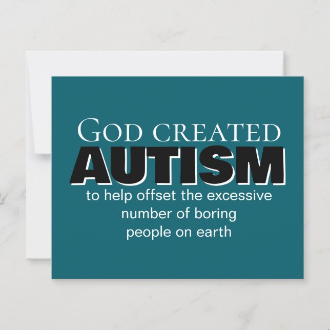 God schiep autisme om een speciale reden (Voorkant)