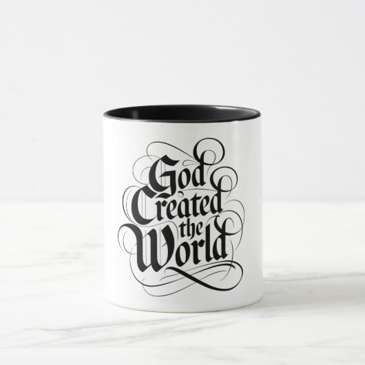 God Schiep de Wereld Mok (Midden)