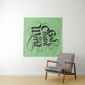 God Schiep de Wereld Wandkleed (In Situ (horizontaal))