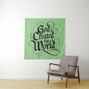 God Schiep de Wereld Wandkleed