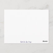 God schiep regenbogen. briefkaart (Achterkant)