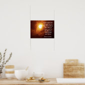 God schrijft het evangelie - Art Print (Keuken)