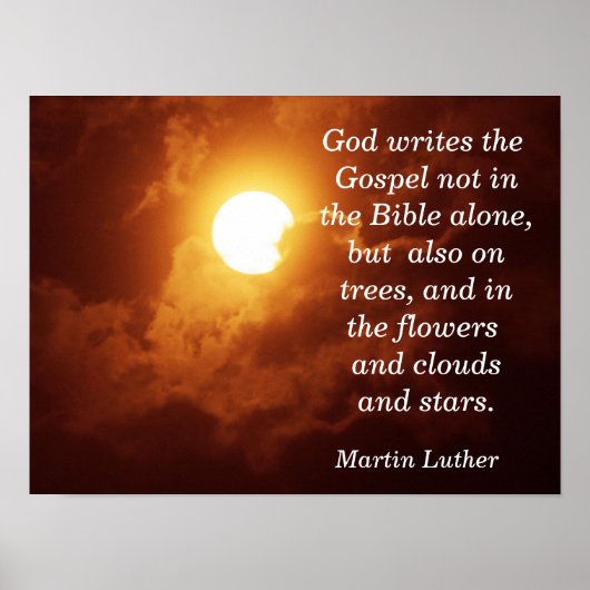 God schrijft het evangelie - Art Print (Voorkant)