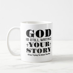 God Schrijft Nog Steeds Je Verhaal Geschenk Voor C Koffiemok