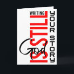 God Schrijft Nog Steeds Je Verhaal Inspirerende Ch Kaart<br><div class="desc">God Schrijft Nog Steeds Je Verhaal Inspirerend Christelijk Leven Tank Top</div>