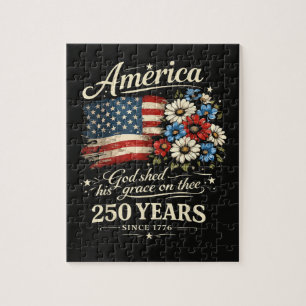 God Shed Zijn Genade Over Jou USA 250e Verjaardag Legpuzzel