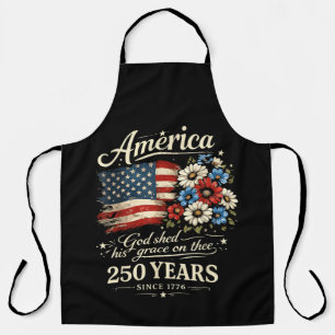 God Shed Zijn Genade Over Jou USA 250e Verjaardag Schort