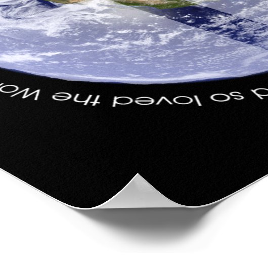 God So Loved the World Poster (Hoek)