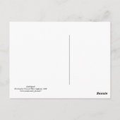 God Speed! Briefkaart (Achterkant)