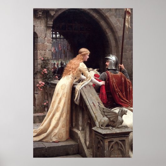 God Speed by Edmund Leighton Poster (Voorkant)