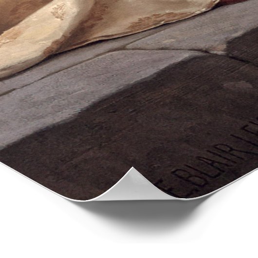 God Speed by Edmund Leighton Poster (Hoek)