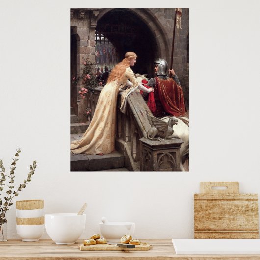 God Speed by Edmund Leighton Poster (Keuken)