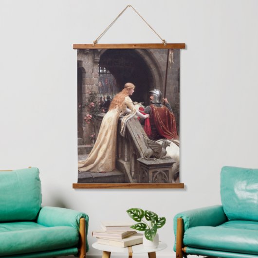 God Speed door Edmund Leighton Hangend Wandkleed (Woonkamer)