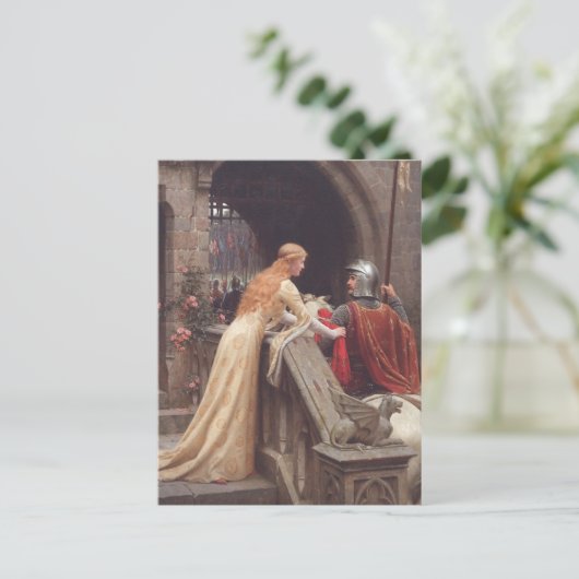 God Speed! [Edmund Blair Leighton] Briefkaart (Staand voorkant)