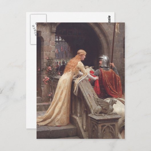 God Speed! - Edmund Blair Leighton Briefkaart (Voorkant / Achterkant)