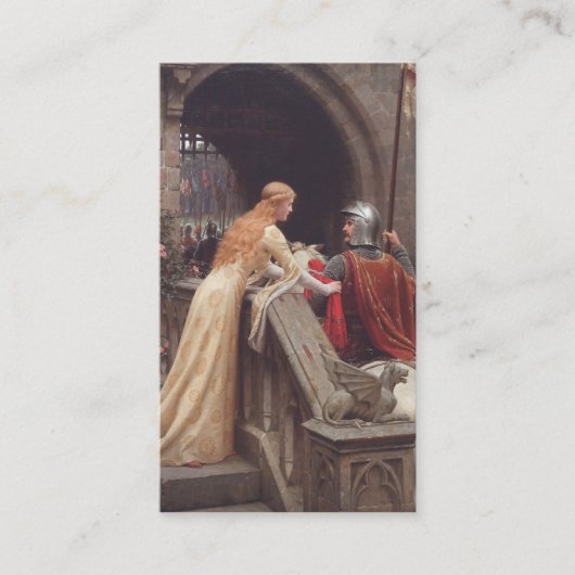 God Speed! - Edmund Blair Leighton Visitekaartje (Voorkant)