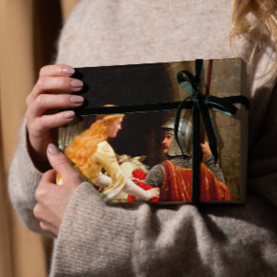 God Speed Edmund Leighton Fine Art Middeleeuws Inpakpapier Vel