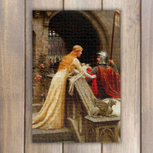 God Speed Edmund Leighton Fine Art Middeleeuws
