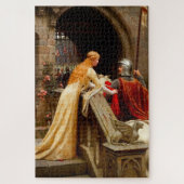 God Speed Edmund Leighton Fine Art Middeleeuws Legpuzzel (Verticaal)
