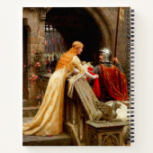 God Speed Edmund Leighton Fine Art Middeleeuws Notitieboek (Achterkant)