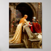 God Speed Edmund Leighton Fine Art Middeleeuws Poster (Voorkant)