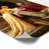 God Speed Edmund Leighton Fine Art Middeleeuws Poster (Hoek)