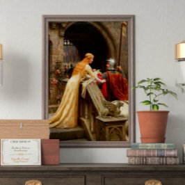 God Speed Edmund Leighton Fine Art Middeleeuws Poster