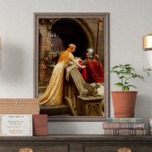 God Speed Edmund Leighton Fine Art Middeleeuws Poster
