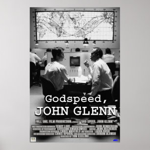 God Speed John Glenn Poster