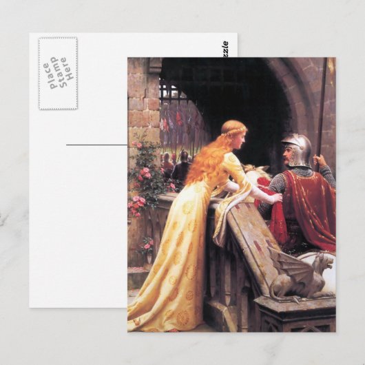 God Speed van Edmund Blair Leighton Briefkaart (Voorkant / Achterkant)