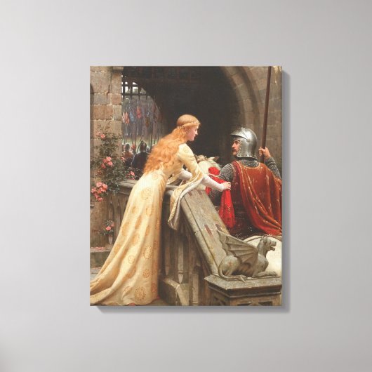 God Speed van Edmund Blair Leighton, c. 1900 Canvas Afdruk (Voorkant)