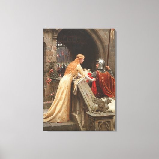 God Speed van Edmund Blair Leighton, c. 1900 Canvas Afdruk (Voorkant)