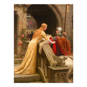 God Speed van Edmund Blair Leighton Foto Afdruk