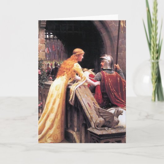 God Speed van Edmund Blair Leighton Kaart (Voorkant)