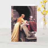 God Speed van Edmund Blair Leighton Kaart (Gele Bloem)