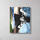 God speelt 2 canvas afdruk (Voorkant)