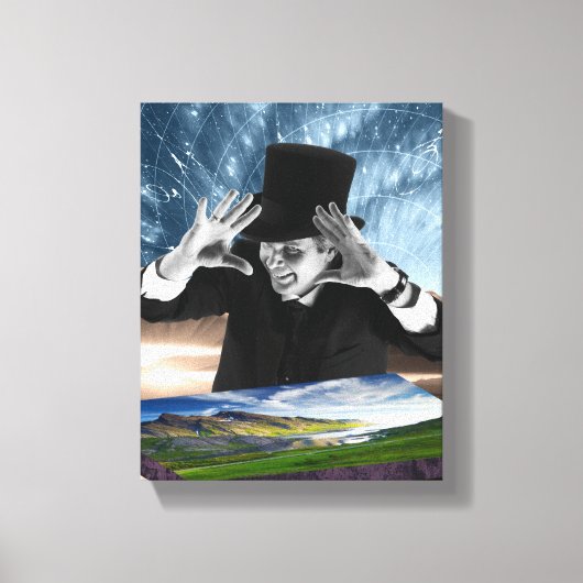 God speelt 2 canvas afdruk (Voorkant)