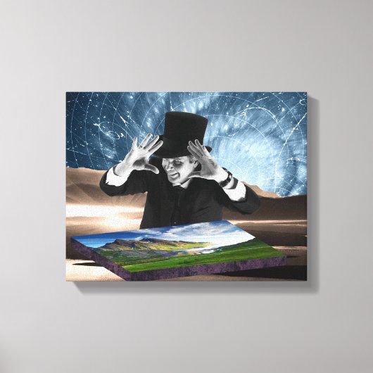 God speelt 2 canvas afdruk (Voorkant)