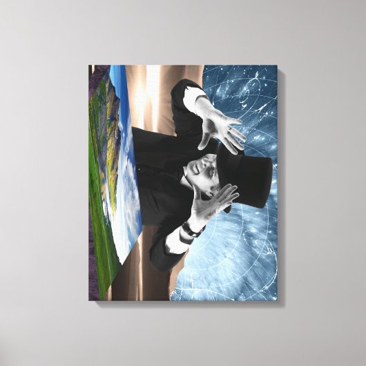 God speelt 2 canvas afdruk (Voorkant)