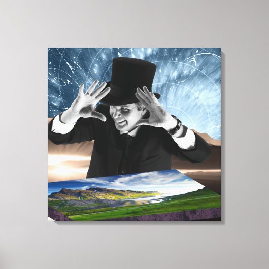 God speelt 2 canvas afdruk (Voorkant)