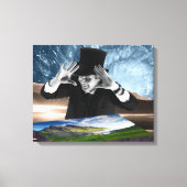 God speelt canvas afdruk (Voorkant)