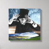 God speelt canvas afdruk (Voorkant)