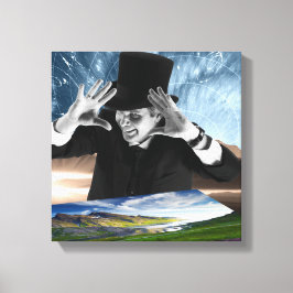 God speelt canvas afdruk